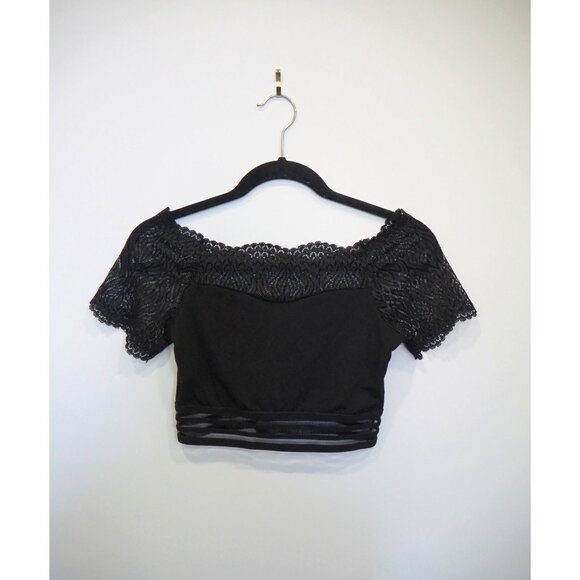 Black crop top - Picture 1 of 5